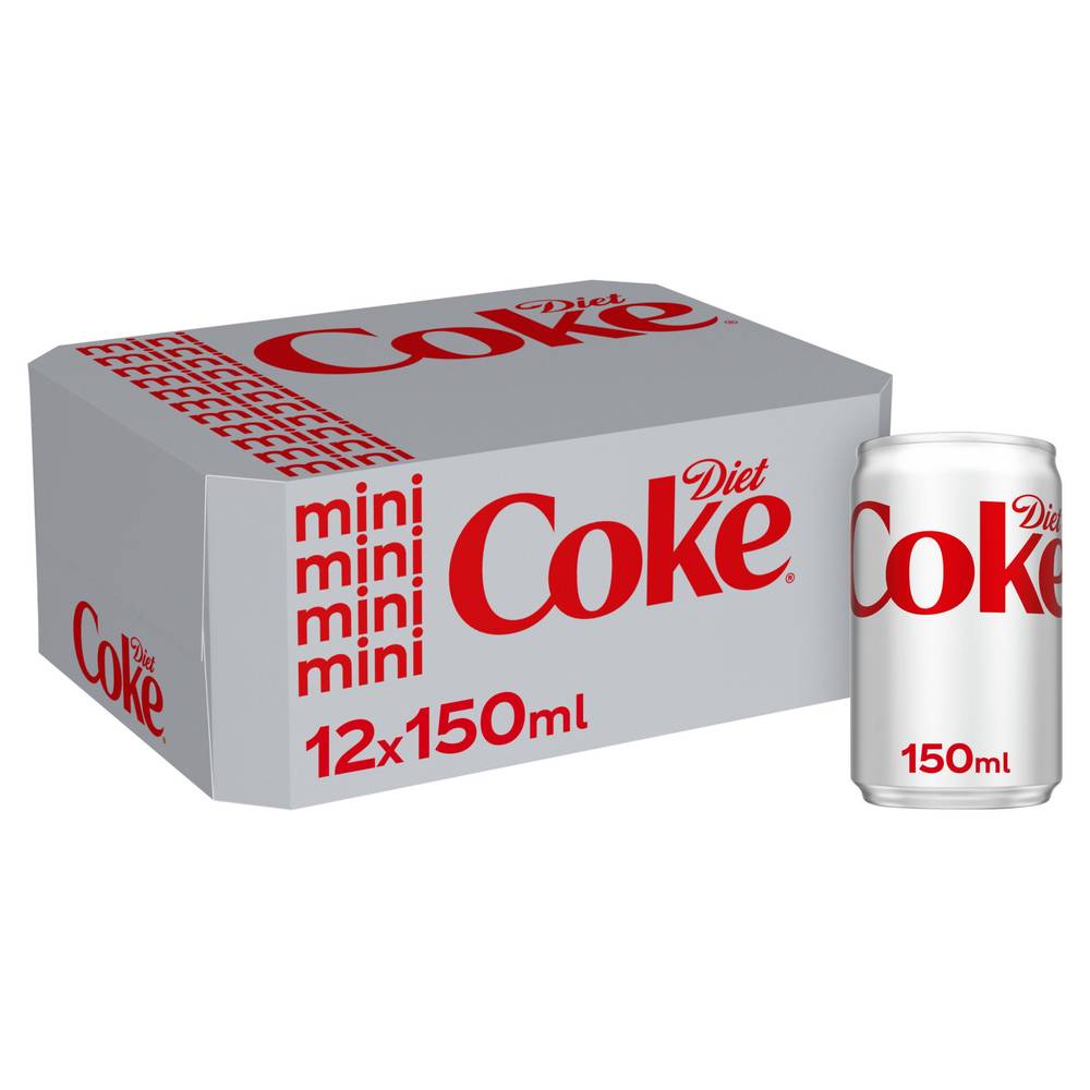 Diet Coke Minicans 12X150ml