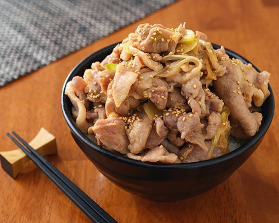 豚丼盛りさん、 ♡すぐでき！甘辛ガーリック豚丼♡【#簡単レシピ #時短 #節約
