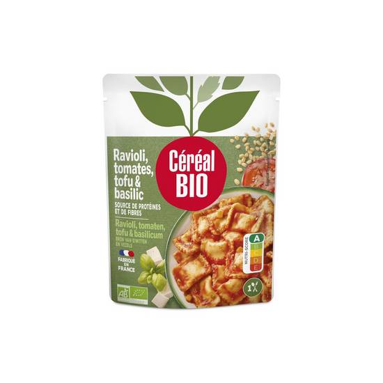 Pâtes Ravioli tofu basilic Bio Cereal bio 267g