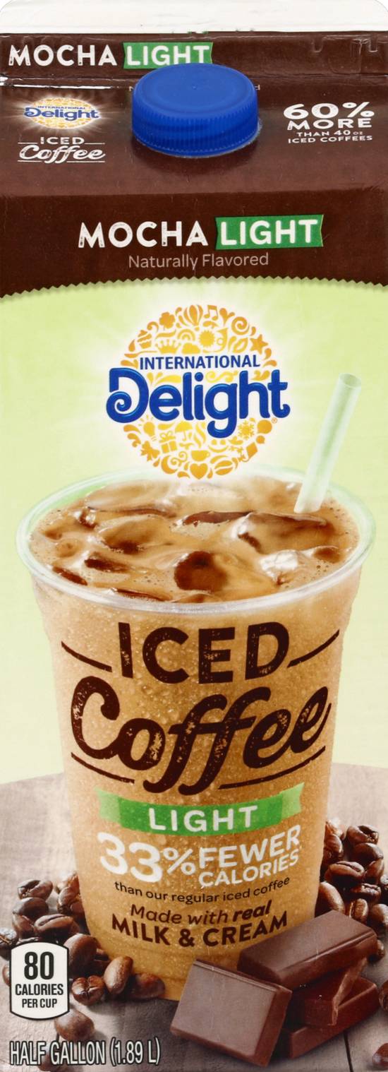 International Delight Mocha Light Iced Coffee Carton (64 fl oz)