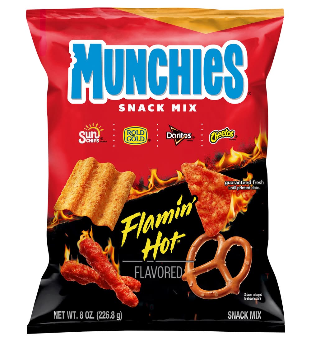 Munchies Snack Mix, Flamin' Hot (8 oz)