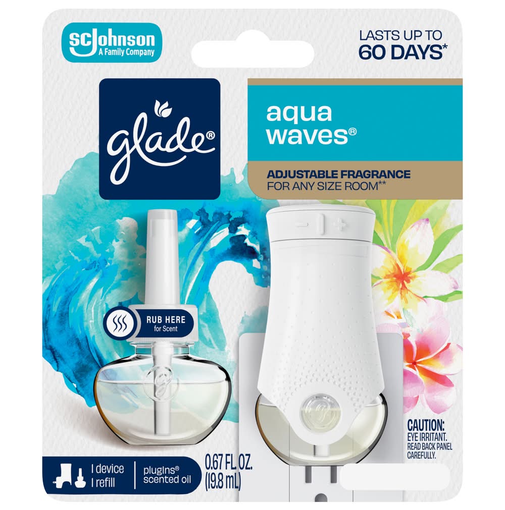 Glade Plugins Aqua Waves Scented Oil Refill Blister pack