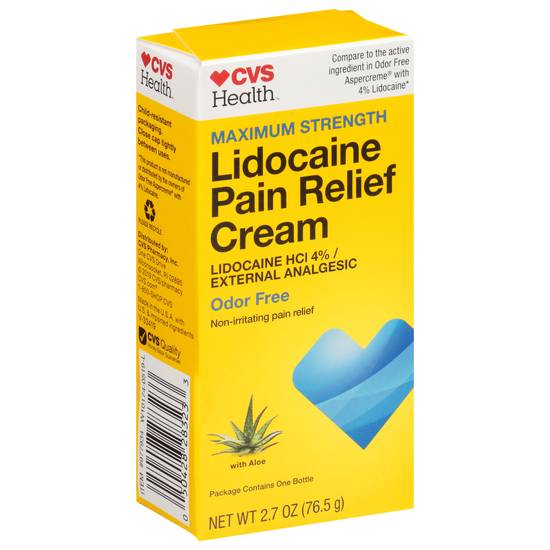 Cvs Health Lidocaine Pain Relief Cream