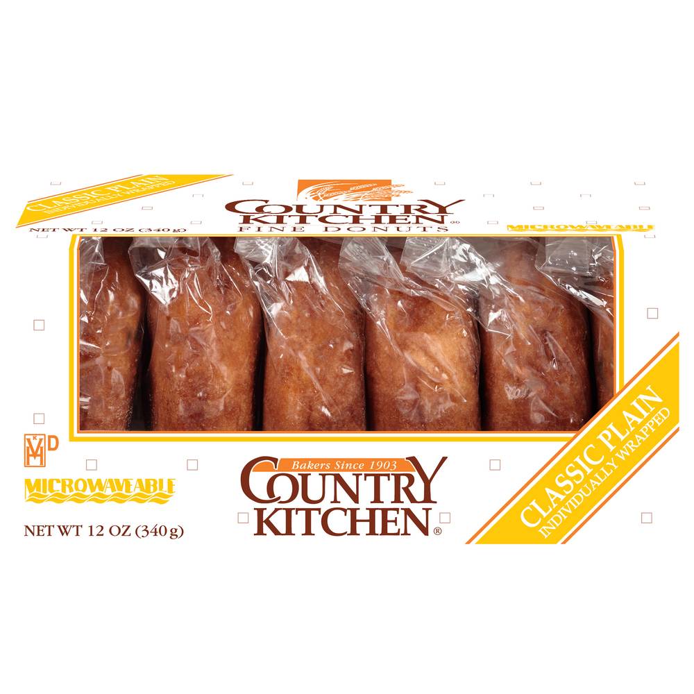 Country Kitchen Classic Plain Fine Donuts