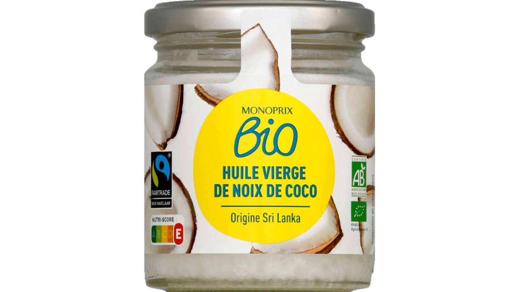 Monoprix Bio Origines Huile vierge de noix de coco bio Le pot de 200 ml