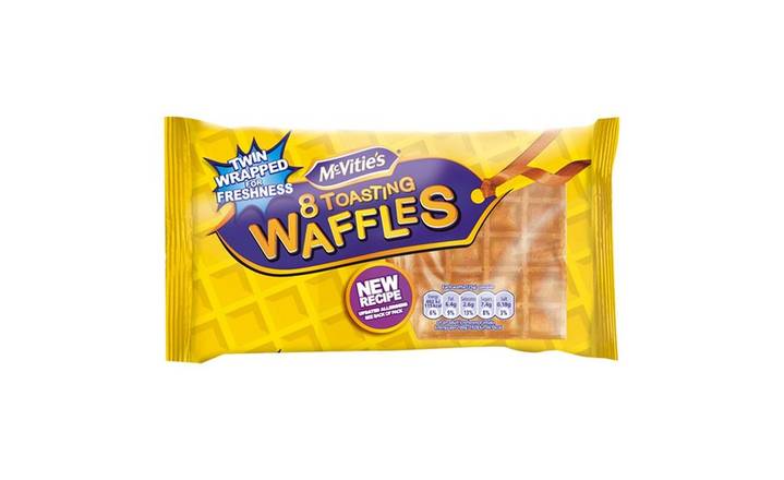 McVitie's Toasting Waffles 8's 200g (351959) 