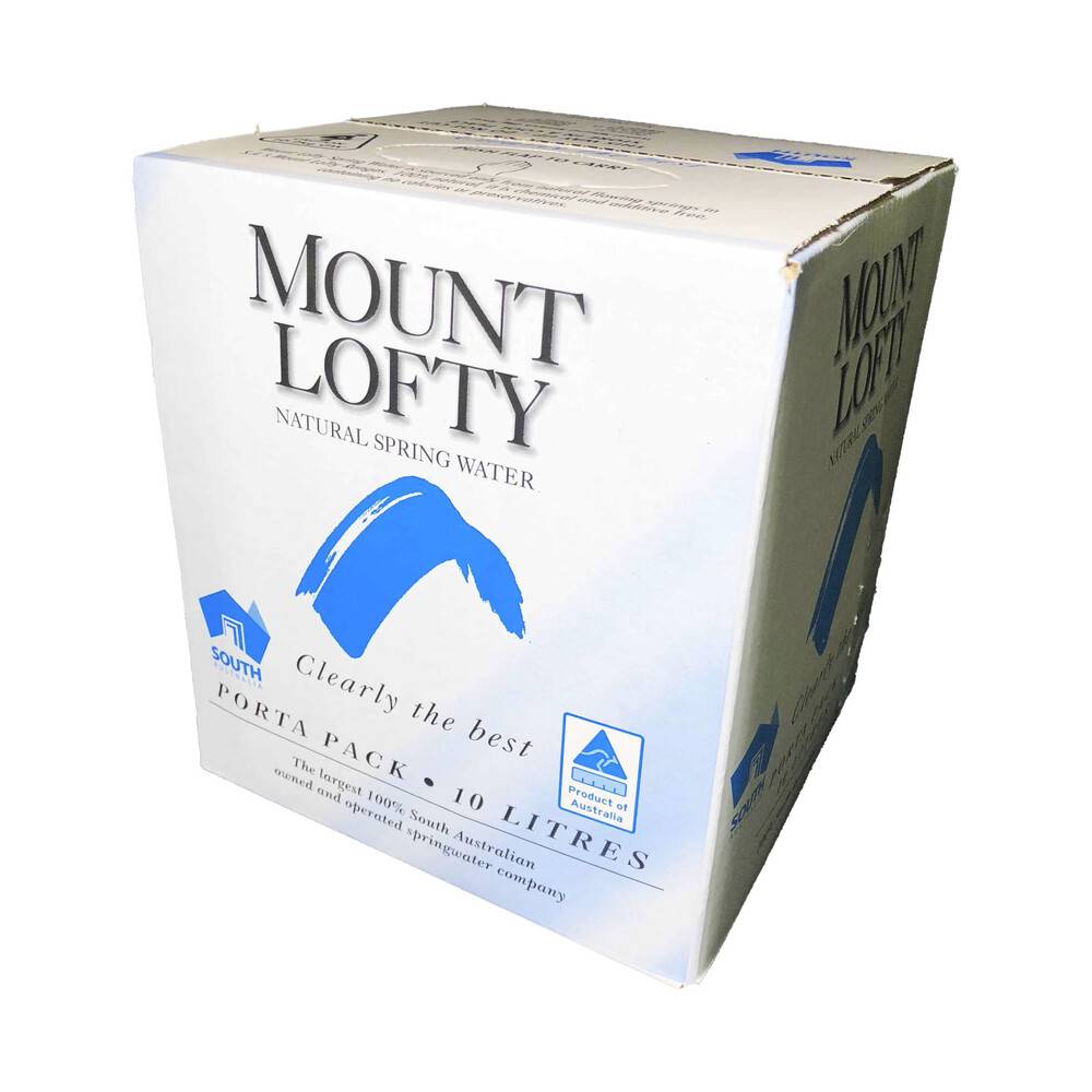 Mount Lofty Natural Spring Water 10L