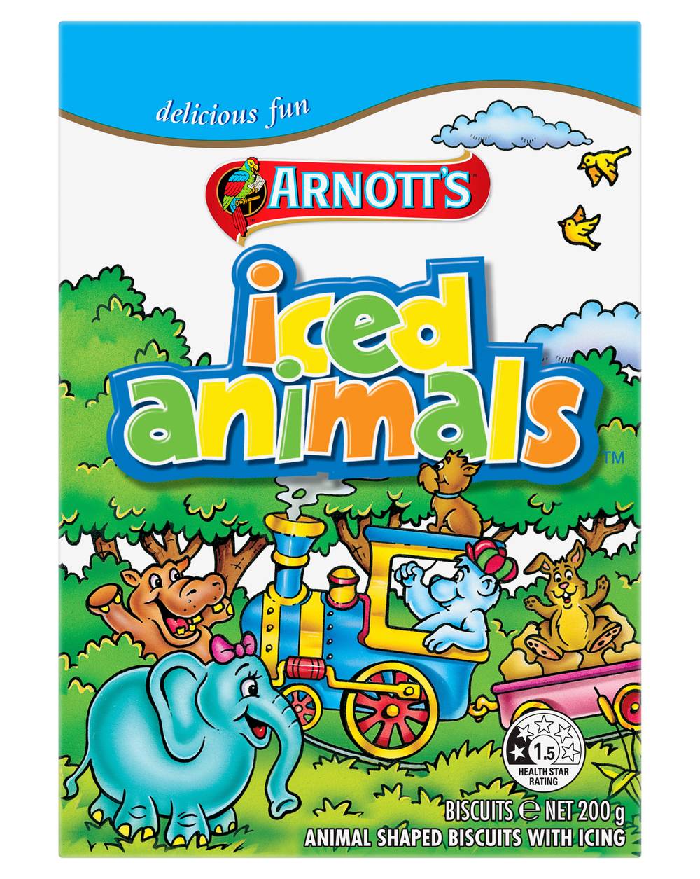 Arnott's Iced Animals Biscuits (200g)