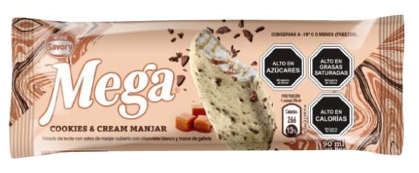 Mega Cookies&Cream Helado