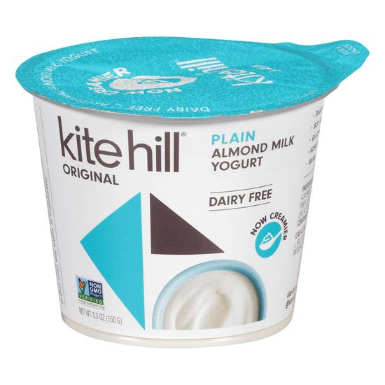 Kite Hill Original Dairy Free Plain Almond Milk Yogurt