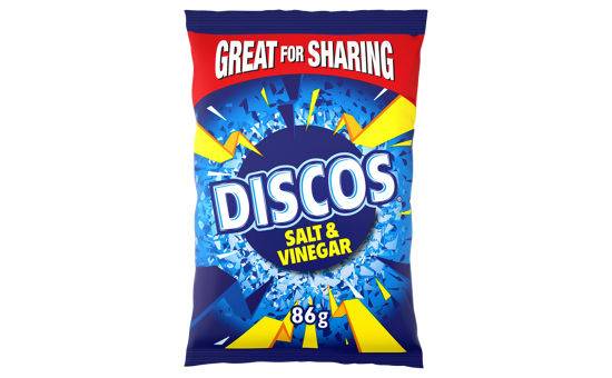 Discos Salt & Vinegar Sharing Crisps 86g