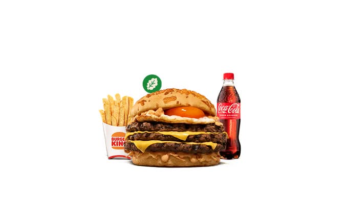 Menú Stacker Huevo Triple Vegetal