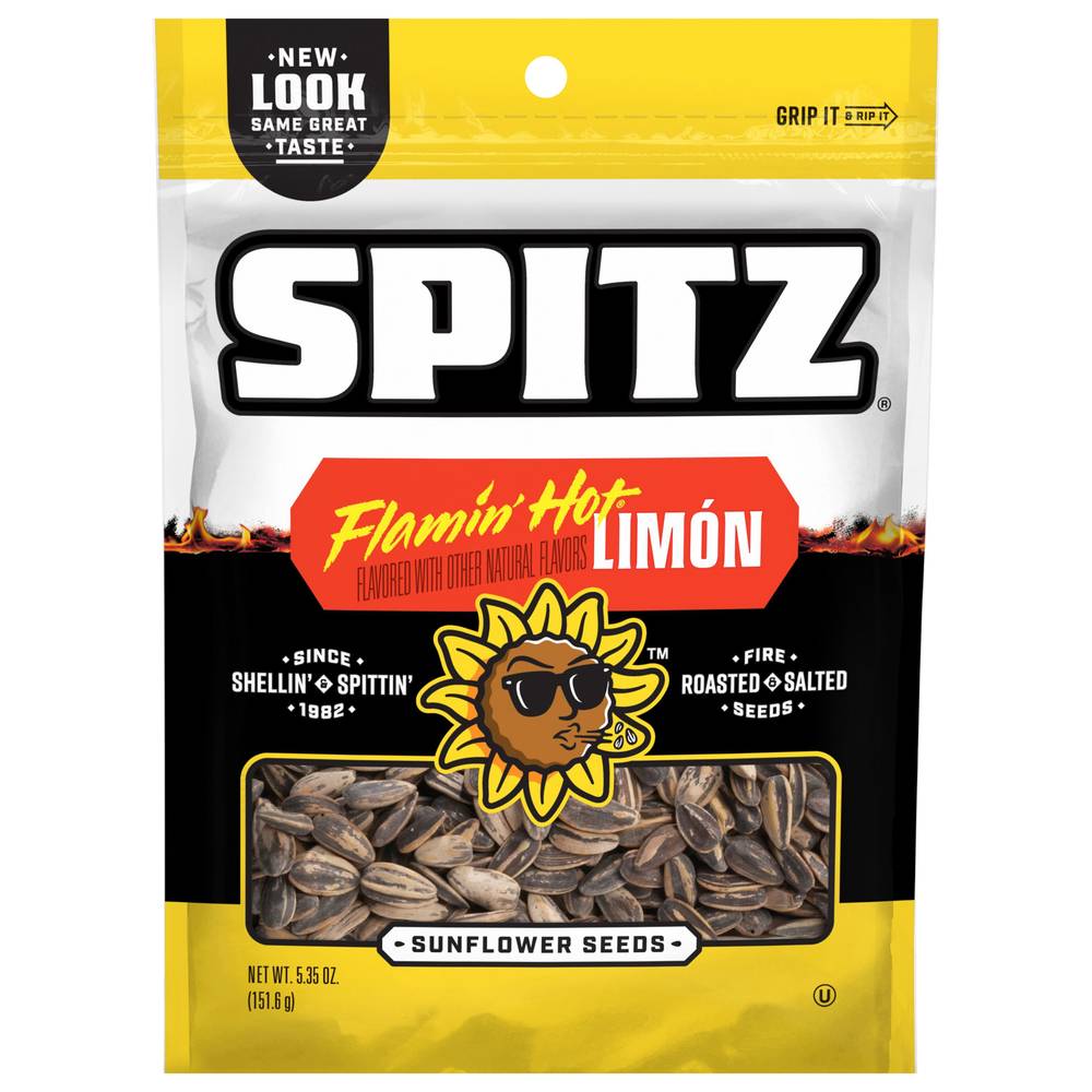 Spitz Flamin' Hot Sunflower Seeds (limon)