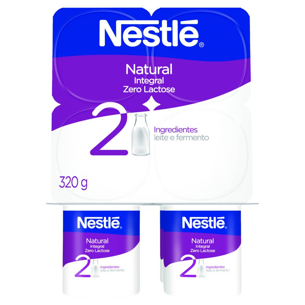 Nestlé iogurte integral natural zero lactose