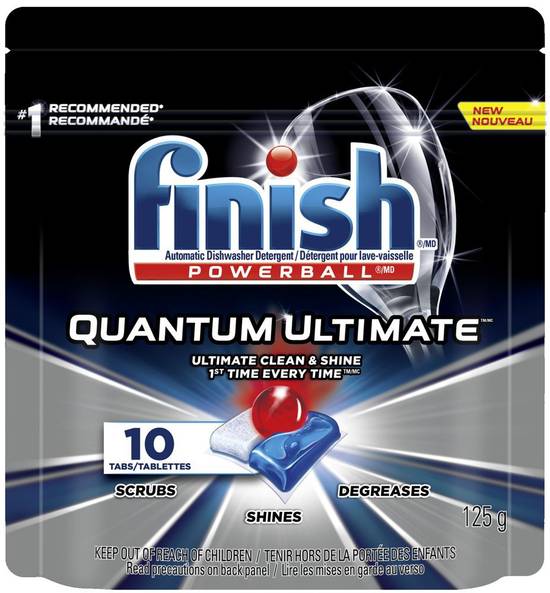 Finish Quantum Ultimate Dishwasher Detergent Tabs (10 units)