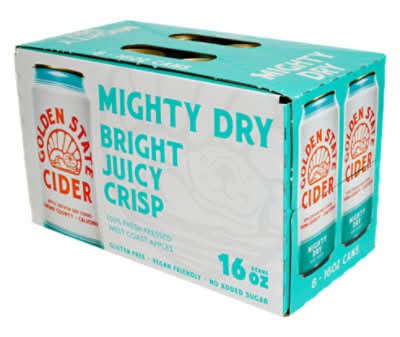 Golden State Mighty Dry Bright Juicy Crisp Cider (8 x 16 oz)