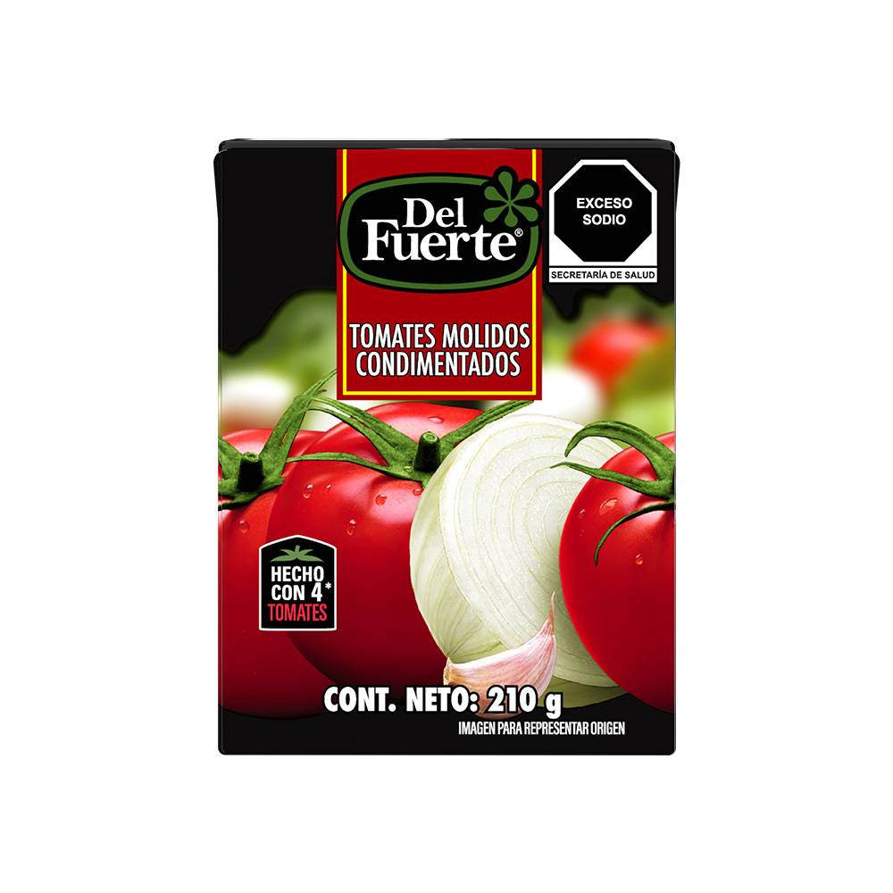 Del fuerte tomates molidos condimentados (210 g)