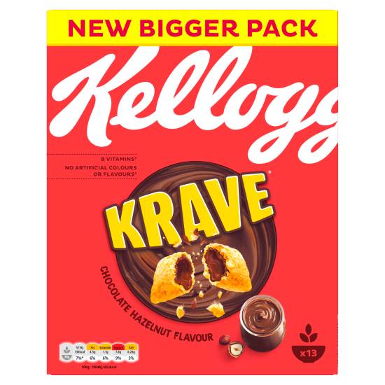 Kellogg's Krave Chocolate Hazelnut Flavour