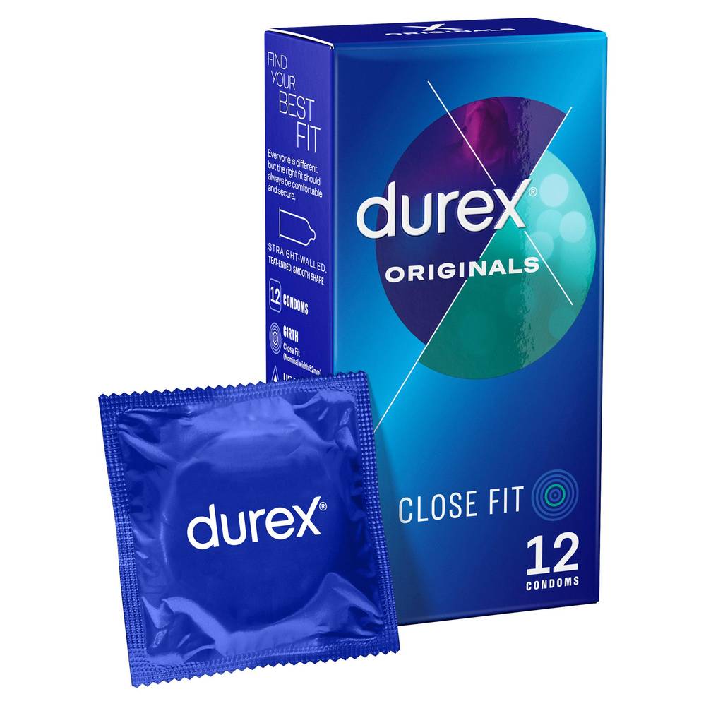 Durex Originals Close Fit Condoms x12