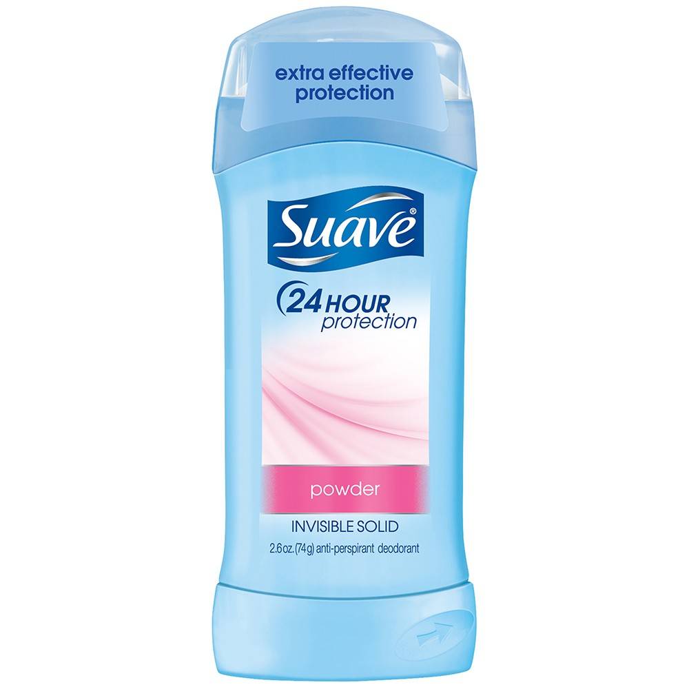 Suave 24 Hour Protection Antiperspirant Deodorant Invisible Solid Powder (2.6 Oz)