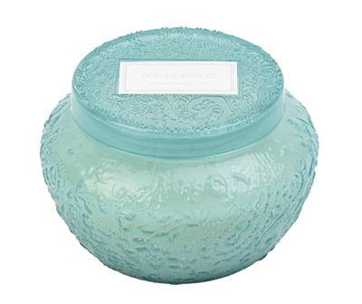 Seaside Breeze 2-Wick Textured Glass Candle