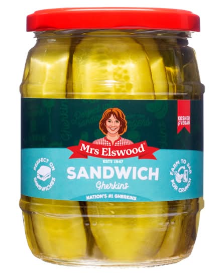 Mrs Elswood Sandwich Gherkins (540g)