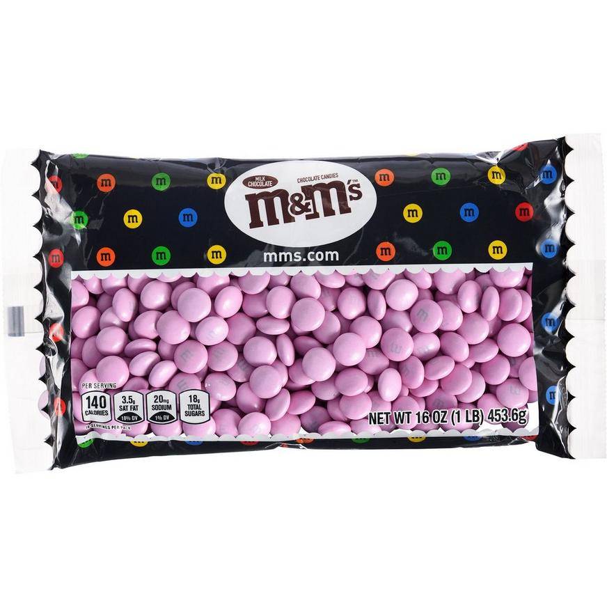 M&M's Candy (pink/milk chocolate)