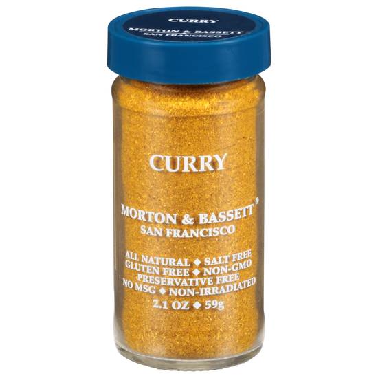 Morton & Bassett All Natural Curry Gluten & Salt Free (2.1 oz)