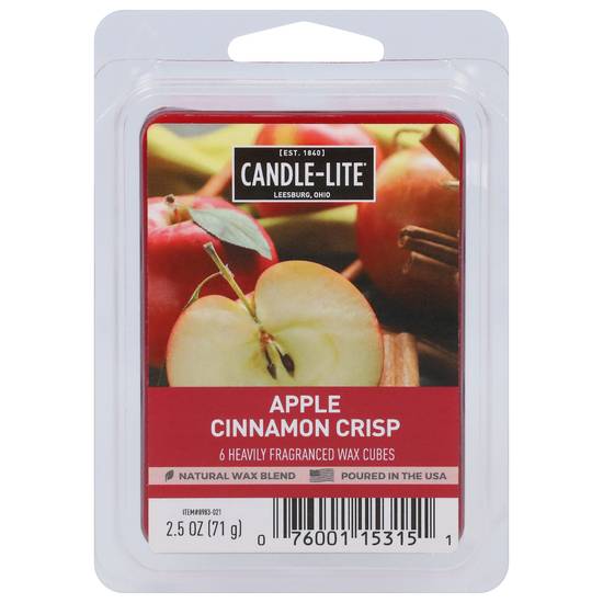 Candle-Lite Apple Cinnamon Crisp Wax Cubes