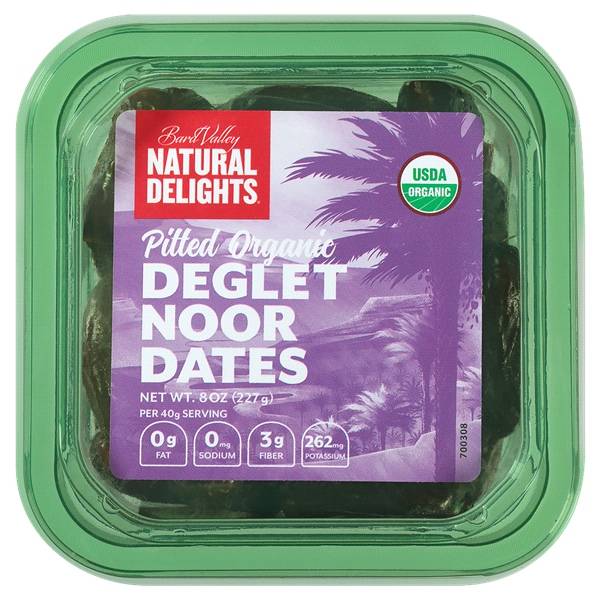 Natural Delights Organic Pitted Deglet Noor Dates (8 oz)