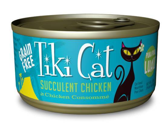 Tiki Cat Puka Puka Luau Grain Free Succulent Chicken in Chicken Consomme Canned Cat Food (2.8 oz)