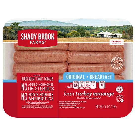 Shady Brook Farms Original Breakfast Lean Turkey Sausage