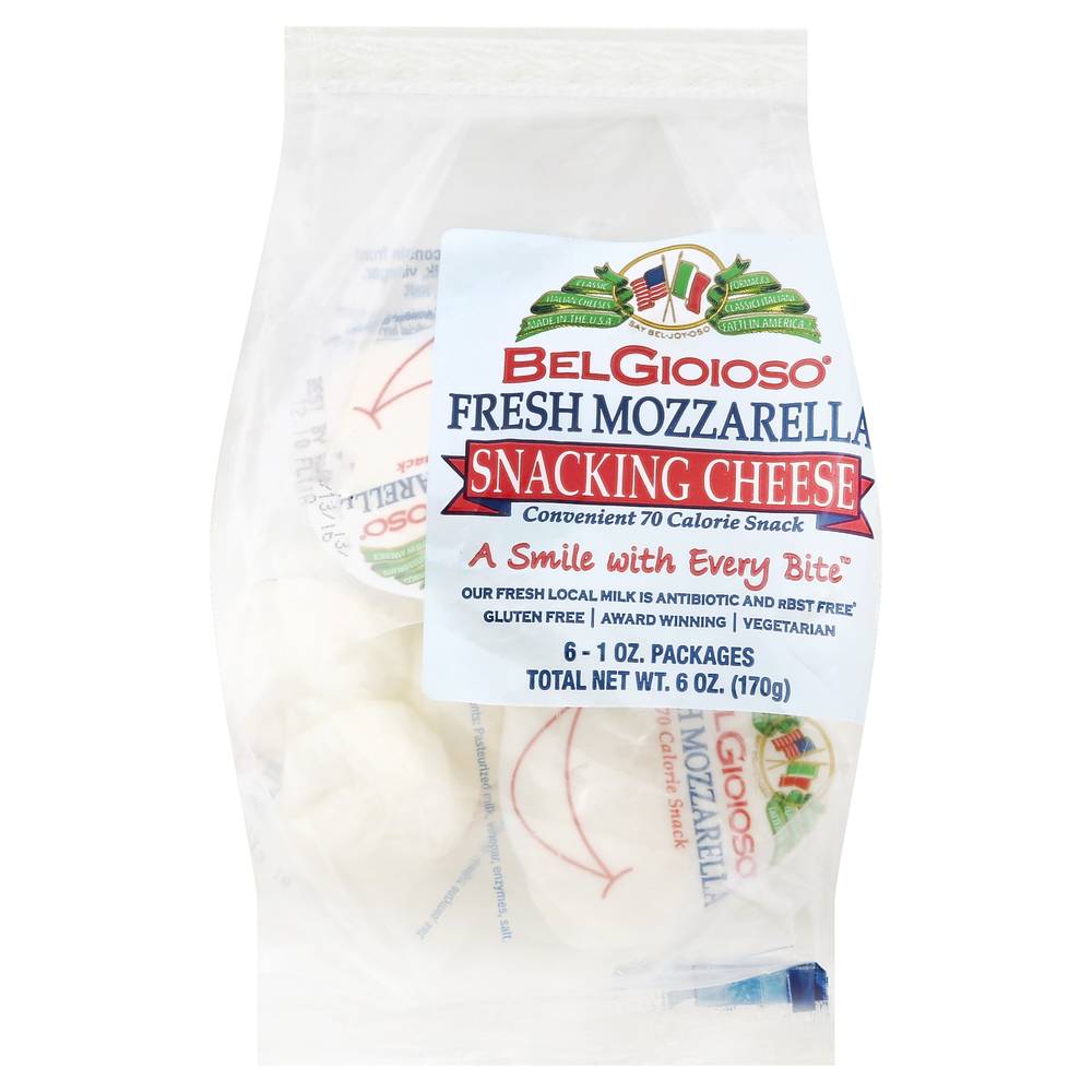 Belgioioso Fresh Mozzarella Snacking Cheese