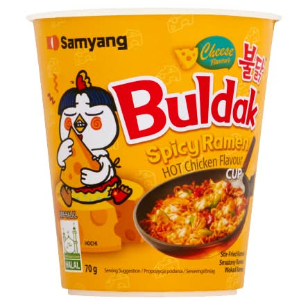 Samyang Hot Chicken, Buldak Spicy Ramen Cup (70g)