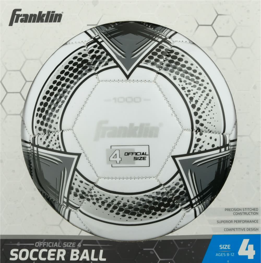 Franklin Official Size 4 Soccer Ball Box