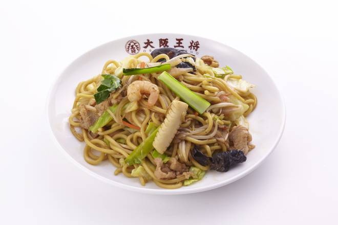 もちもち太麺の炒め焼きそば Stir-Fried Thick Noodles