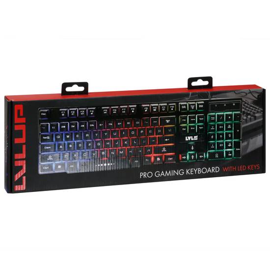 Lvlup Pro Gaming Keyboard With Led Keys (1 ct)