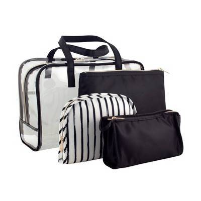 Sonia Kashuk™ Makeup Organizer Bag Set - Black/Stripe