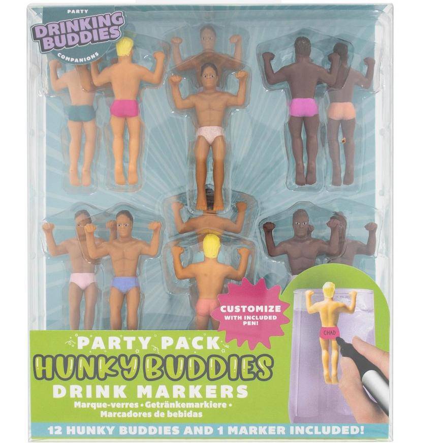 Personalizable Drinking Buddies Drink Markers, 12ct