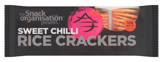 The Snack Organisation Sweet Chilli Rice Crackers (100g)