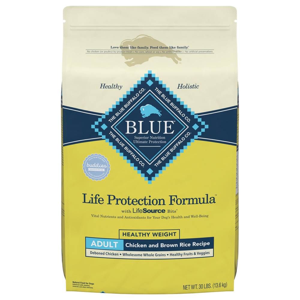 Blue Buffalo Life Protection Formula Chicken & Brown Rice Recipe Adult Dog Food (30 lbs)