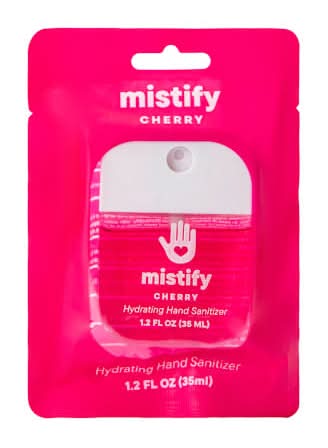 Mistify Cherry Hydrating Hand Sanitizer 1.2oz Cherry