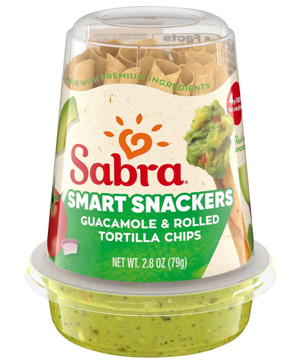 Sabra Snackers Classic Guacamole With Tostitos Dipping Rolls (2.8 oz)