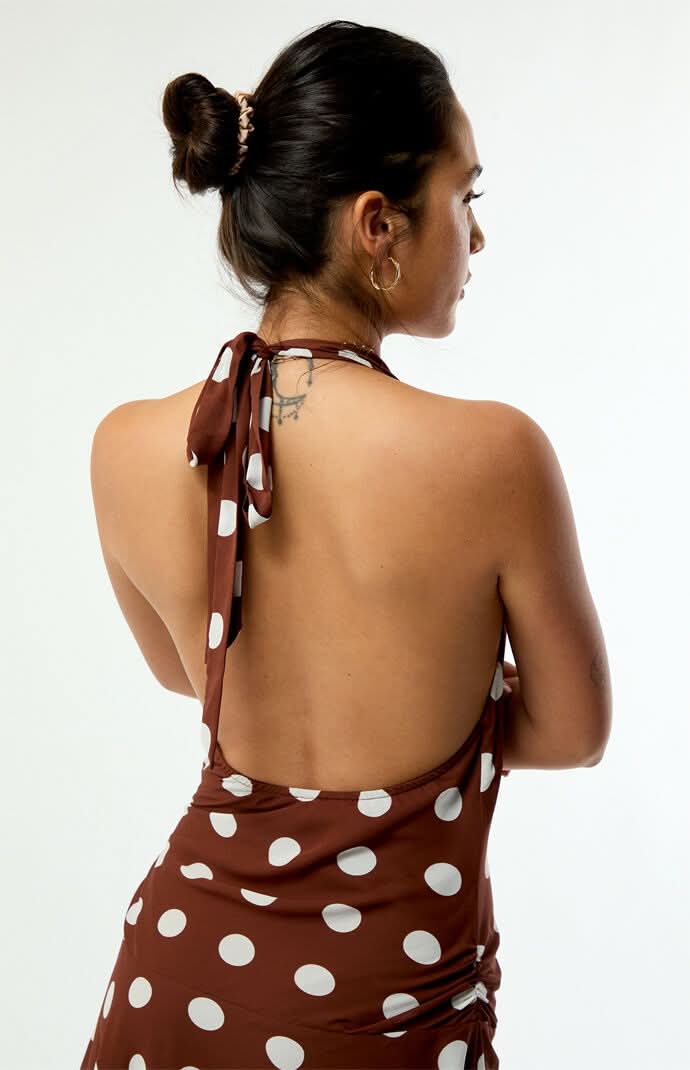 Beverly and Beck Tate Polka Dot Cowl Mini Dress Delivery Near Me | Order Online | Uber Eats Beverly and Beck Tate Polka Dot Cowl Mini Dress Delivery Near Me | Order Online | Uber Eats