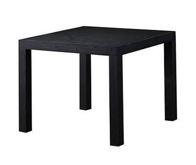 Real Living Square End Table, Black