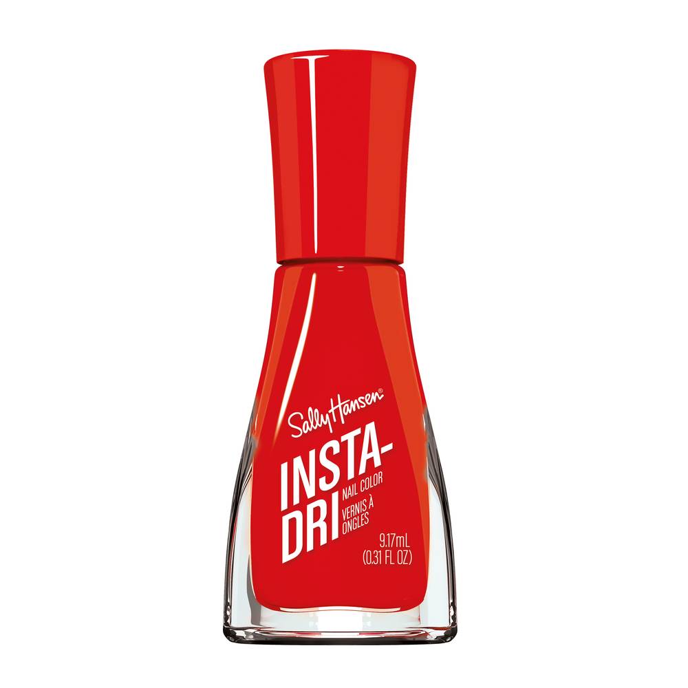 Sally Hansen Insta-Dri Nail Polish, Red (0.31 fl oz)