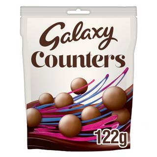 Galaxy Counters Chocolate Pouch Bag 122g