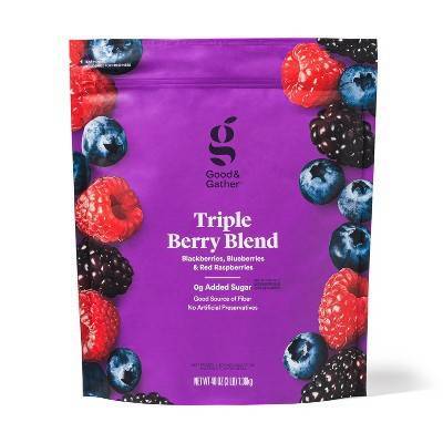 Good & Gather Triple Berry Frozen Fruit Blend - 48oz - Good & Gathertm