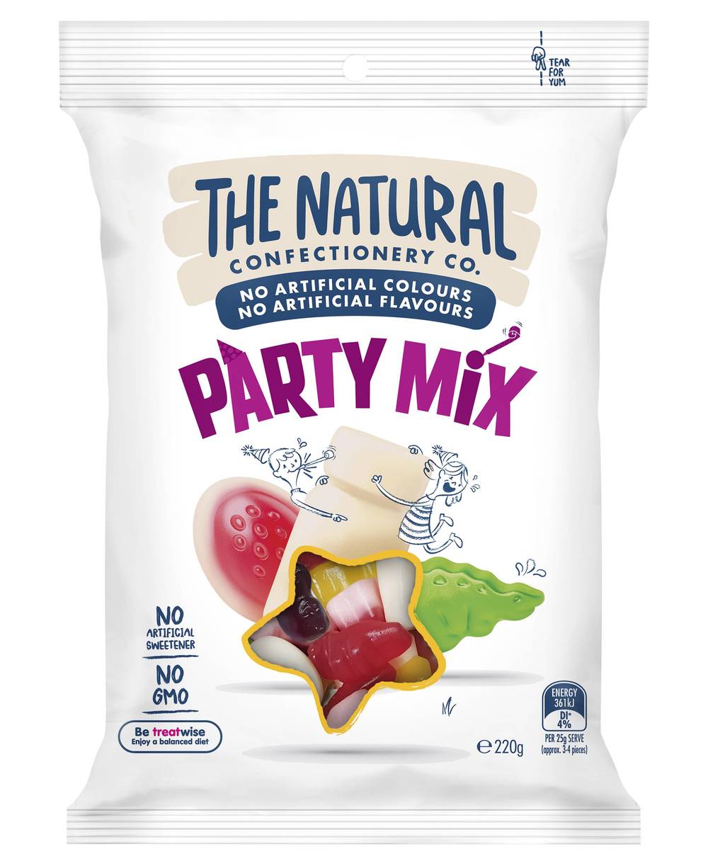 The Natural Confectionary Company Party Mix 220g