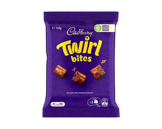 Cadbury Twirl Bites Bag 140G